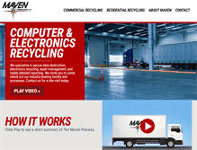 Tablet Screenshot of maventech.com